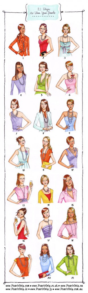 21 ways to wear pearls