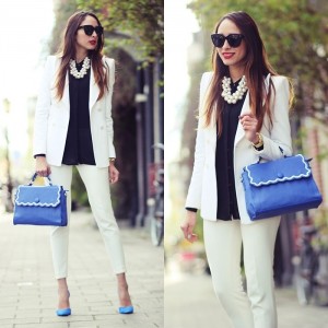 FASHIONISTA OF THE DAY IN PEARLS: Virgit C. (@PreppyFashionist)
