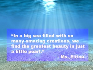 PEARL OF WISDOM: Ms Elitou