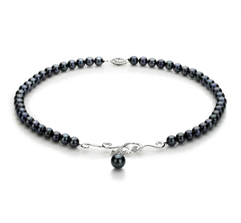 black pearl necklace