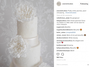 pearl wedding cakes
