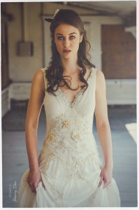 pearl wedding dress