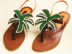 pearl sandals for honeymoon