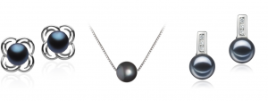 freshwater black pearls