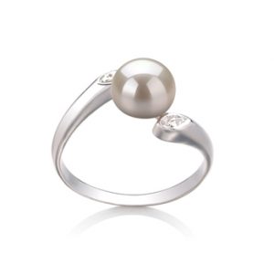 white pearl ring perfect for formal attire