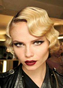 old hollywood finger waves