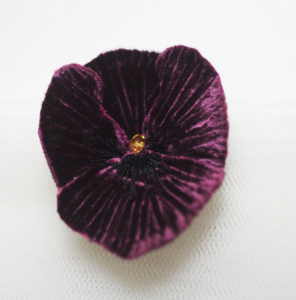 handmade flower brooch