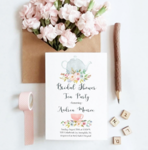tea party invitations