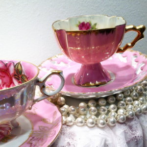 high tea party porcelain cup