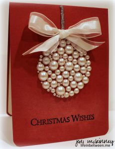 pearl Christmas card