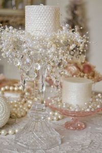 pearl christmas ornaments