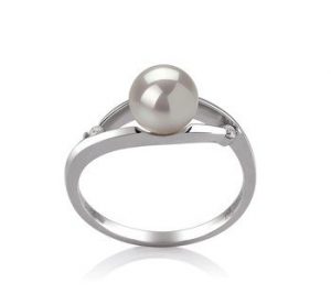 akoya pearls ring