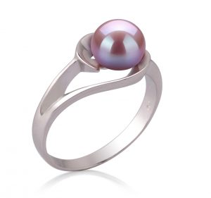 lavender pearl rings for women