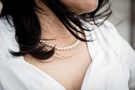pearl necklace at work