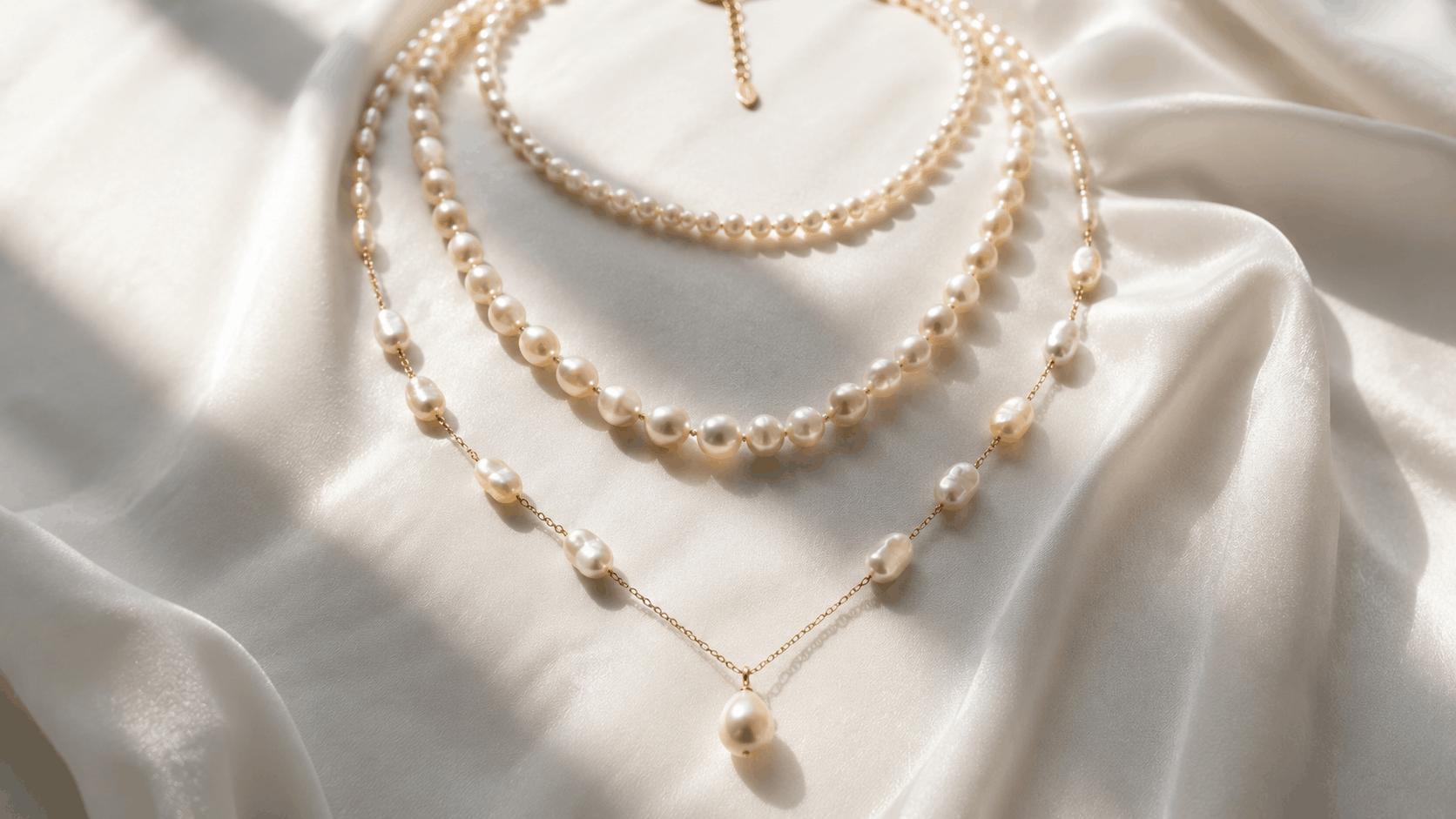 02. Layered Pearl Necklaces — The Biggest Trend Right Now