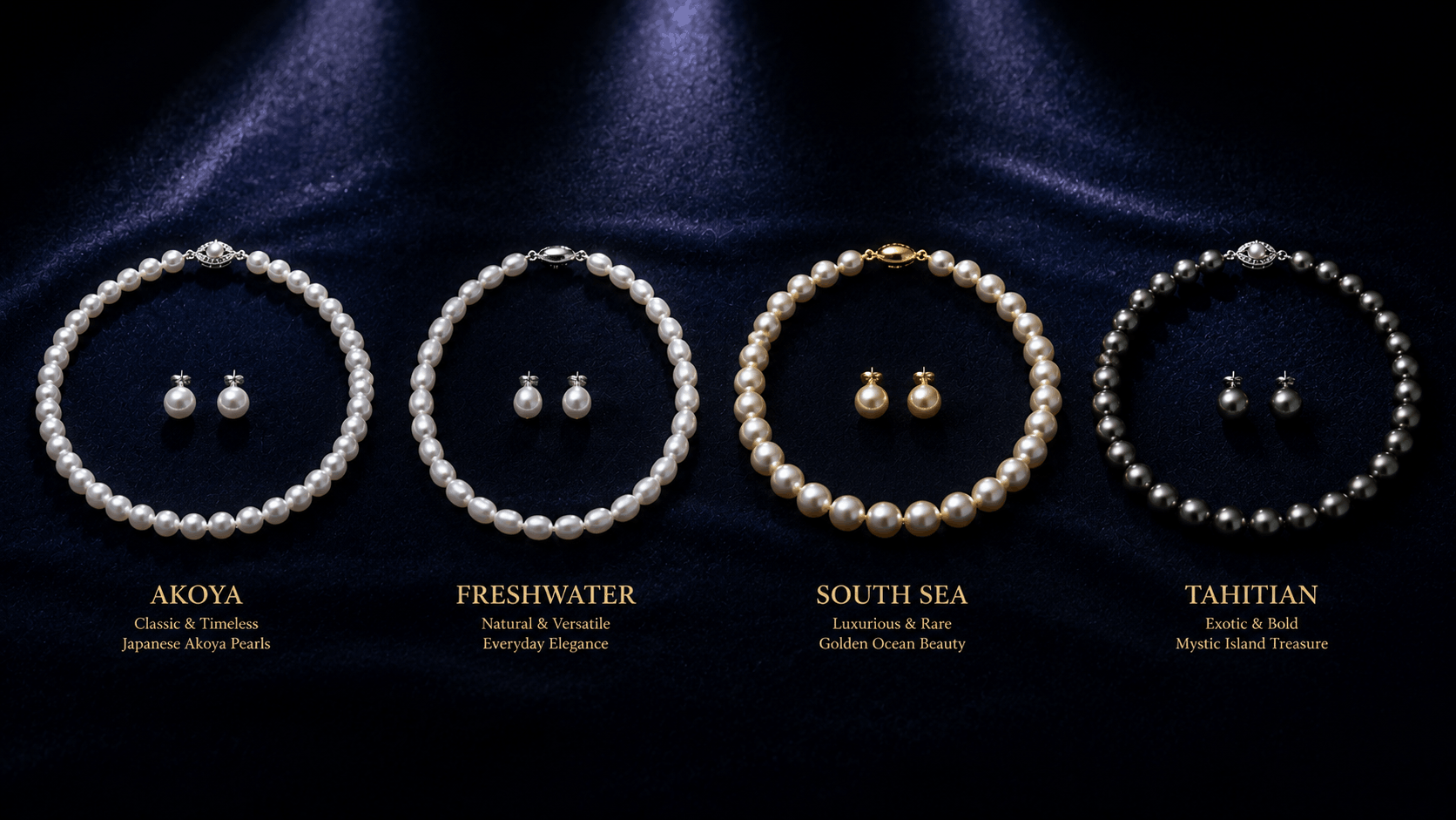 07. White Japanese Akoya Set vs Other Pearl Sets