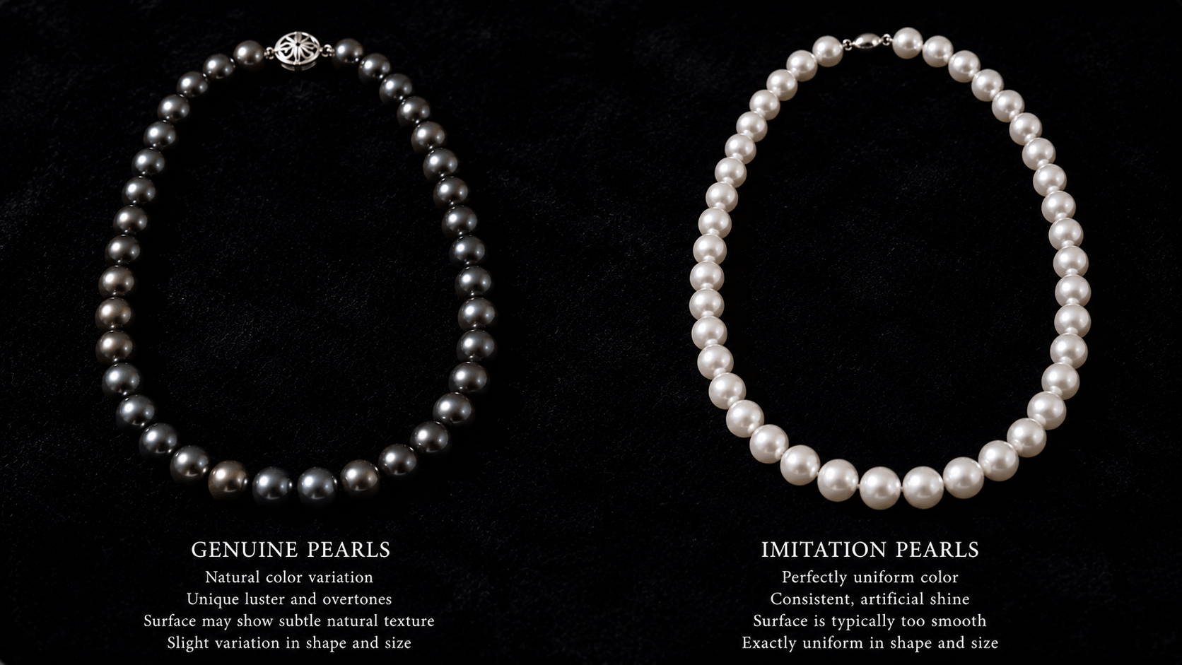 05. Real vs Fake Pearls — Quick Comparison