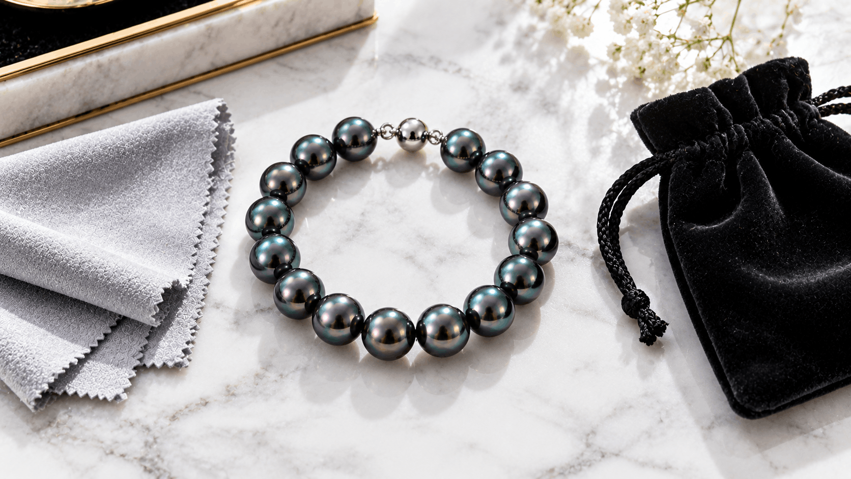 07. Caring for a Black Pearl Bracelet