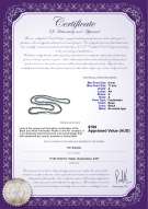 product certificate: FW-BW-A-611-N-Chloe