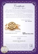 product certificate: Y-14K-DBL-Round-Clasp
