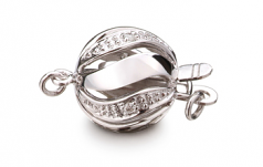  Clasp in Buckingham - 14k White Gold 