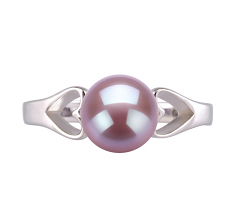 6-7mm AA Quality Freshwater Cultured Pearl Ring in Jessica Lavender