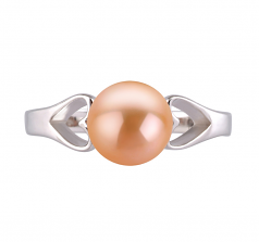 6-7mm AA Quality Freshwater Cultured Pearl Ring in Jessica Pink