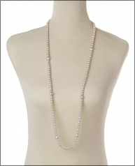 6-11mm A Quality Freshwater Cultured Pearl Necklace in Chloe White