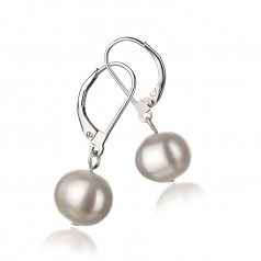 8-9mm A Quality Freshwater Cultured Pearl Set in Kaitlyn White