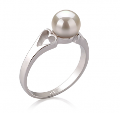 6-7mm AA Quality Freshwater Cultured Pearl Ring in Jessica White