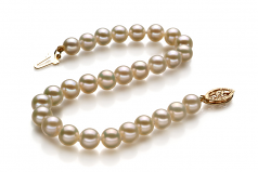 5.5-6mm AAA Quality Freshwater Cultured Pearl Bracelet in White