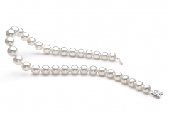 12-15mm AAA+ Quality South Sea Cultured Pearl Necklace in White