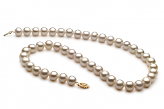 8.5-9mm AA Quality Freshwater Cultured Pearl Necklace in White