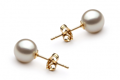 6.5-7mm AAA Quality Japanese Akoya Cultured Pearl Set in White