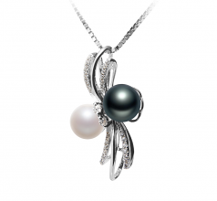 6-7mm AAAA Quality Freshwater Cultured Pearl Pendant in Davina Multicolour