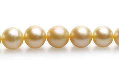 10-13.5mm AAA Quality South Sea Cultured Pearl Necklace in 18-inch Gold