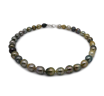8-10mm Baroque Quality Tahitian Cultured Pearl Necklace in 16-inch Multicolour 8-10mm Baroque Quality Tahitian Cultured Pearl Necklace in 16-inch Multicolour
