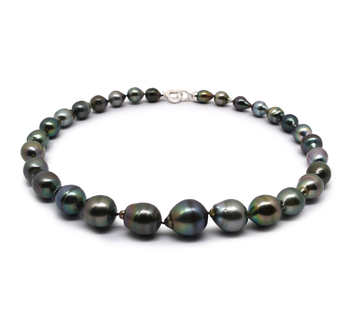8-14mm Baroque Quality Tahitian Cultured Pearl Necklace in 17-inch Multicolour 8-14mm Baroque Quality Tahitian Cultured Pearl Necklace in 17-inch Multicolour