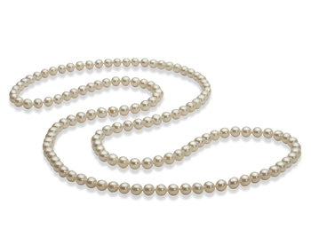 5-6mm AAA Quality Freshwater Cultured Pearl Necklace in 30 inches White 5-6mm AAA Quality Freshwater Cultured Pearl Necklace in 30 inches White