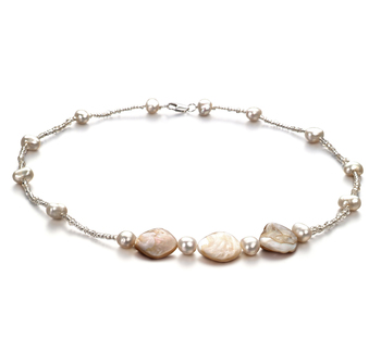 3.5-4mm A Quality Freshwater Cultured Pearl Necklace in Ashley White 3.5-4mm A Quality Freshwater Cultured Pearl Necklace in Ashley White
