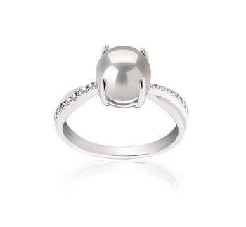 7.5-8mm AAAA Quality Freshwater Cultured Pearl Ring in Forever White 7.5-8mm AAAA Quality Freshwater Cultured Pearl Ring in Forever White