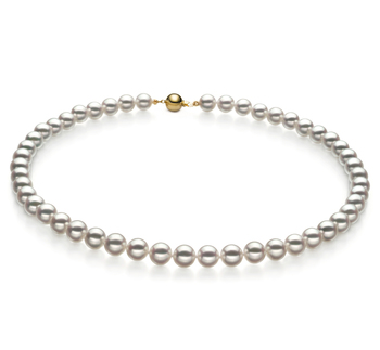 7-7.5mm Hanadama - AAAA Quality Japanese Akoya Cultured Pearl Necklace in Hanadama 18-inch White 7-7.5mm Hanadama - AAAA Quality Japanese Akoya Cultured Pearl Necklace in Hanadama 18-inch White