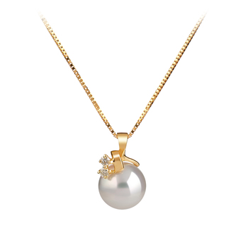 7-8mm AAA Quality Japanese Akoya Cultured Pearl Pendant in Luella White 7-8mm AAA Quality Japanese Akoya Cultured Pearl Pendant in Luella White
