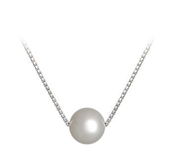 8-9mm AA Quality Freshwater Cultured Pearl Pendant in Madison White