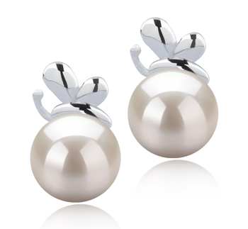 7-8mm AA Quality Japanese Akoya Cultured Pearl Earring Pair in Marsha White 7-8mm AA Quality Japanese Akoya Cultured Pearl Earring Pair in Marsha White