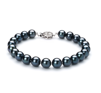 7.5-8mm AA Quality Japanese Akoya Cultured Pearl Bracelet in Black 7.5-8mm AA Quality Japanese Akoya Cultured Pearl Bracelet in Black