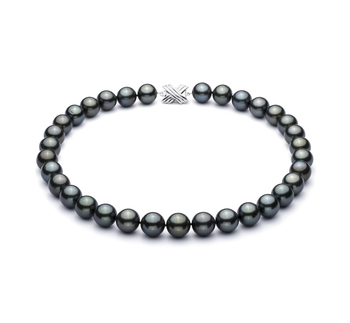 12-12.9mm AAA Quality Tahitian Cultured Pearl Necklace in 18'' Black 12-12.9mm AAA Quality Tahitian Cultured Pearl Necklace in 18'' Black