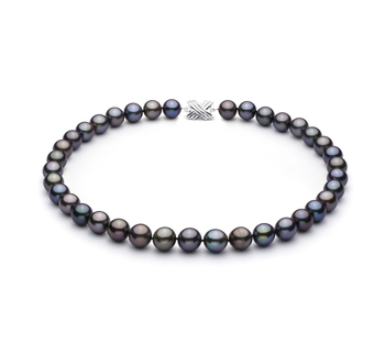 11.1-12.9mm AAA Quality Tahitian Cultured Pearl Necklace in Multicolour 11.1-12.9mm AAA Quality Tahitian Cultured Pearl Necklace in Multicolour