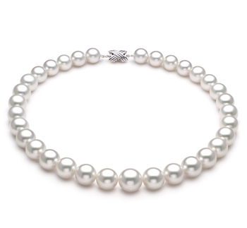 12-15mm AAA+ Quality South Sea Cultured Pearl Necklace in White 12-15mm AAA+ Quality South Sea Cultured Pearl Necklace in White