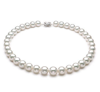11-14mm AAA+ Quality South Sea Cultured Pearl Necklace in White